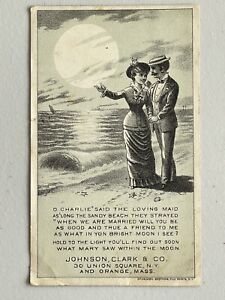 Victorian Trade Card Hold To The Light New Home Sewing Machine Co.