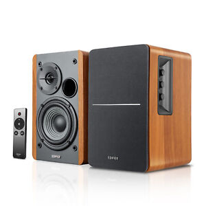 Edifier R1280Ts Powered Bookshelf Speakers Wireless Remote - Subwoofer Line Out