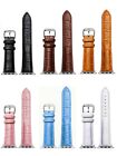 For Apple Watch Series iWatch SE 6 5 4 3 2 1 44mm 38mm Leather Watch Band Strap