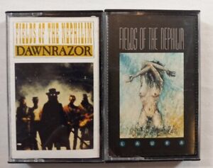 Cassettes Fields Of Nephilim Lot of 2 Goth Rock 80s Laura HTF Rare Dawnrazor
