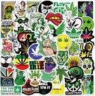 100pcs Weed Leaves Stickers Smoking Graffiti for Skateboard Luggage Laptop USA