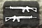 2 pack SG 550 SIG Rifle Gun Decal Sticker Military Assault Shooting Ammunition
