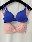 Lot Of 2 Size 32 B Victoria’s Secret No-Wire/NWT Wear Everywhere Push-Up Bras