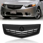 Fit Acura TSX 2011 2012 2013 2014 Front Bumper Upper Grille Grill Matte Black (For: 2011 Acura TSX Base 2.4L)