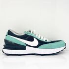 Nike Boys Waffle One DC0481-008 Blue Running Shoes Sneakers Size 6Y