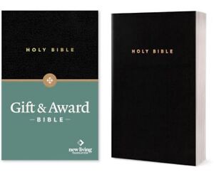 Gift and Award Bible NLT (Imitation Leather, Black, Red Letter)