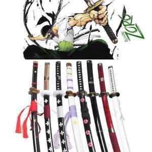 Zoro Sword 80Cm Bamboo Wooden Katana Roronoa Zoro Weapon Prop Cosplay Anime Char