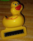 Vintage SAFETY 1ST Yellow Ducky Bath Toy W/Thermometer, Hard Plastic, EUC