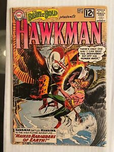 Brave and the Bold #43 Comic Book  1st App Manhawks, Hawkman Origin Retold