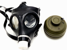 Vintage Gas Mask with Zivilschutzfilter 68 Filter German Military 1912