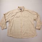 Abercrombie & Fitch 90s Oversized Flannel Shirt Mens XXL Plaid Soft Cotton
