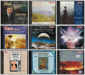 lot of 9 Classical Music CDs on CHANDOS Label::Various Composers/Artists