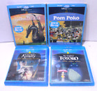 Disney Studio Ghibli Blu Ray Lot TALES FROM EARTHSEA Pom Poko Totoro Arrietty