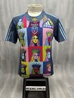 Adidas Stade Francais Paris Rugby Union Jersey Andy Warhol Design 40” Chest VGC