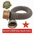 Soviet USSR Gas mask hose. Grey rubber gas mask hose tube. 40mm thread