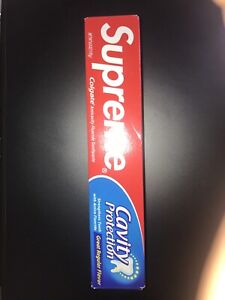 Supreme x Colgate Toothpaste brand new