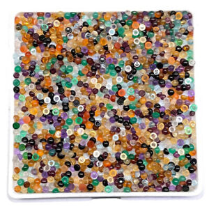500 Pcs Natural Multi Gemstones 2mm Round Cabochon Loose Gemstones Wholesale Lot