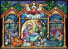 Diamond Painting Kits for Adults, Stained Glass Nativity 5D Diamond Art Kits for