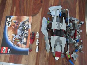 LEGO Star Wars AT-TE walker 4482 vintage complete minifigures, speeder & manual