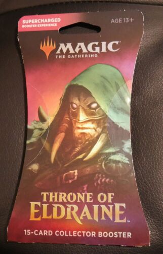 Throne of Eldraine Sleeved Collector Booster Pack MTG Magic ENGLISH New Sealed