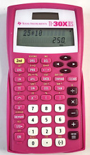 Pink Texas Instruments TI30XIIS Solar Scientific Calculator Tested Works Great!