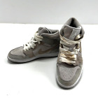 Nike Women's Air Jordan 1 Mid SE DO7139-002 Gray Lace Up Basketball Shoes Size 7