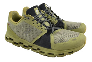 On Cloudstratus Men's Sz. 12 Pistachio Gray Running Shoes!