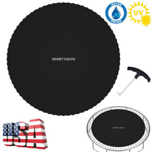 12 14 15FT Trampoline Replacement Jumping Mat Pad 72/88/96 Rings w/ Setting Tool