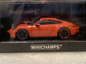Porsche 911 GT3 (992) Lava Orange LTD Minichamps 1:43