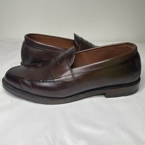 Allen Edmonds Patriot Men’s Brown Leather Penny Loafers Size 8