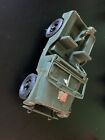Vintage 1980's plastic army collectible toy jeep 739 Incomplete, SOLD AS-IS