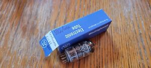 Telefunken NOS 12AX7 ECC83 Gray Ribbed Top O Vacuum Tube Tested Made in Germany