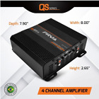 PRV Audio QS800.4 2Ω Compact 4 Channel Digital Class D Full Range Car Amp 800W