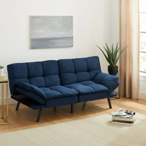 Folding Futon Couch Memory Foam Sofa Bed Convertible Sleeper Modern Loveseat