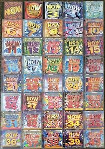 LOT OF 40 - NOW That's What I Call Music - Lot CDs 90s Y2K Vintage Rare VG++ OOP