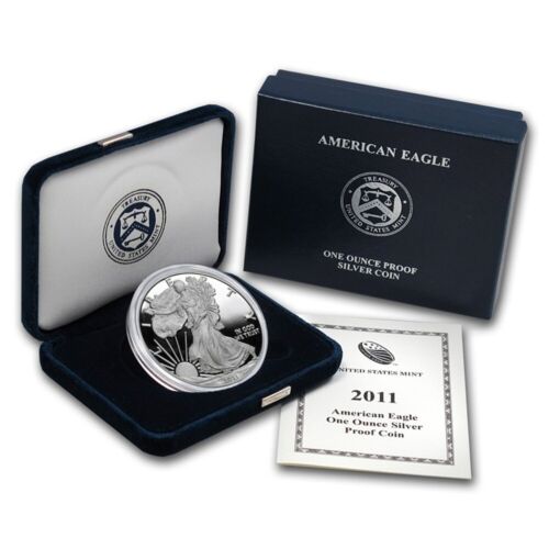 2011 W Proof Silver Eagle in Original US Mint Packaging w/COA Pristine  NO SPOTS