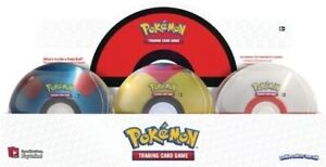 Pokemon TCG Spring 2021 Random Poke Ball Sealed 1 TIN Includes 3 Booster Packs!