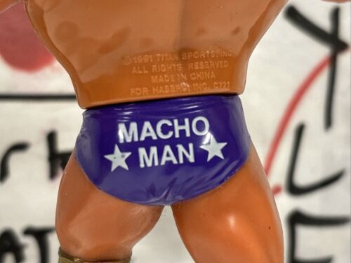 WWF MACHO MAN RANDY SAVAGE Hasbro Series 3 Figure WWE WCW AEW ECW 1992 V NICE