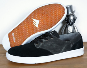 Emerica Skateboard Skate Shoes shoes Leo Romero Laced black Print Suede 9/42
