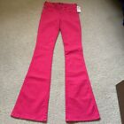 Hot Pink Alice + Olivia Flare Jeans