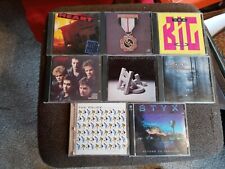 Lot Of 8 Rock Cds Styx Police Loverboy Heart REO speedwagon L.A. Guns Yes ELO