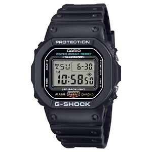 Casio DW5600UE-1 DW5600E-1V Men's Classic Black Alarm Chronograph G Shock Watch