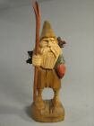 Vintage Hand Carved Wood Gnome Troll Heinzellerhaus Oberammergau Germany