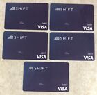 Lot Of 5 Blank VISA Shift Debit Cards New Unused