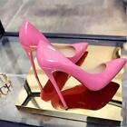 Woman High Heels Pumps Pointed Stilettos Toe Big Size Ladies Wedding Shoes New