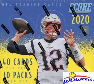 2020 Score Football MASSIVE Factory Sealed HOBBY Box-4 AUTOGRAPHS-480 Cards!