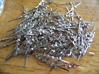 100 25 mm SILVER CHANDELIER PARTS LAMP CRYSTAL PRISM BEAD CONNECTOR PINS BOWTIE