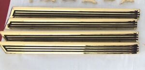 1963 Chevy Impala 24k Gold Plated Fender Louver Moldings