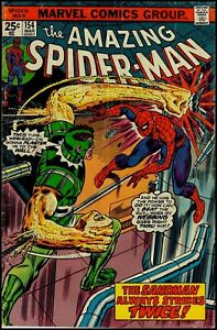 Amazing Spider-Man (1963 series) #154 'vs. Sandman' GD Condition (Marvel, 1976)