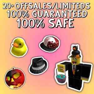 ROBLOX 20+ OFFSALES/LIMITEDS | 2006-2014 | FAST, SAFE, AND EASY